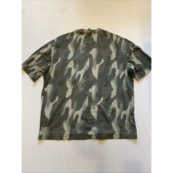 Armani Exchange Men's Green Camo Pocket Logo Tee XL 100% Cotton - Picture 8 of 10